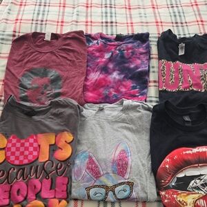Large 6 Women's Short Sleeve Tees Bundle